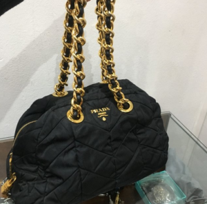 Borsa verde militare con catena - JP Handmade Swiss